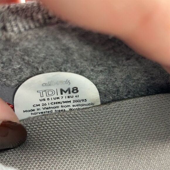 Allbirds Men's Tree Dasher Running Shoes Gray Size 8 Lightweight Eco Comfort - Picture 13 of 13